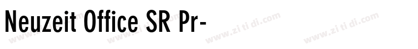 Neuzeit Office SR Pr字体转换